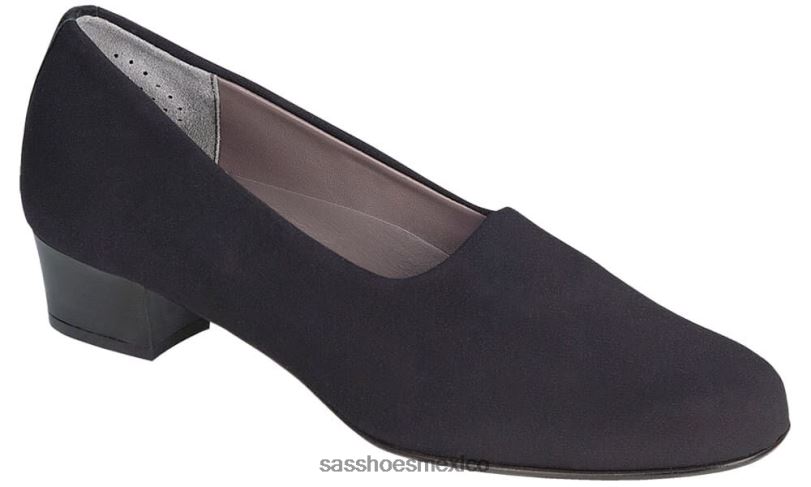 mx SAS mujer inspirado lucia slip on heel negro LVV46350